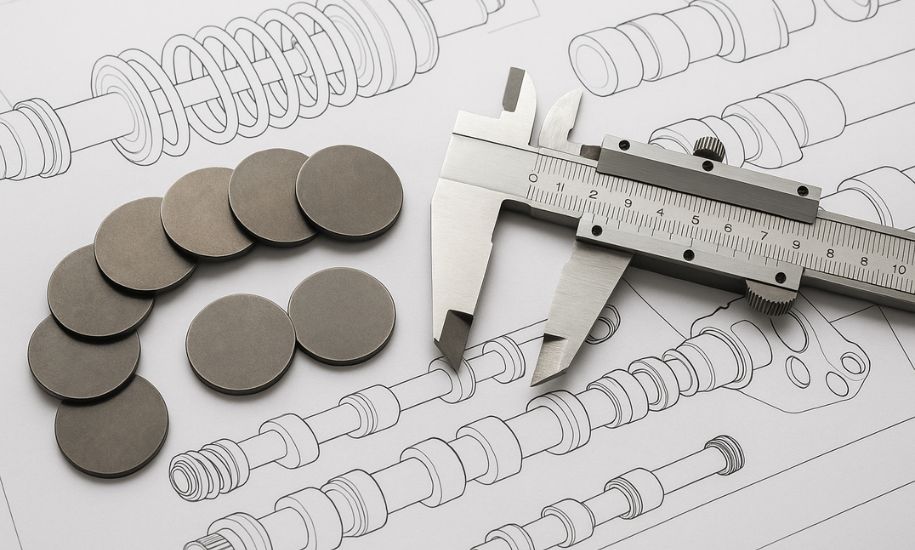 audi 5 cylinder 10v turbo valve shims